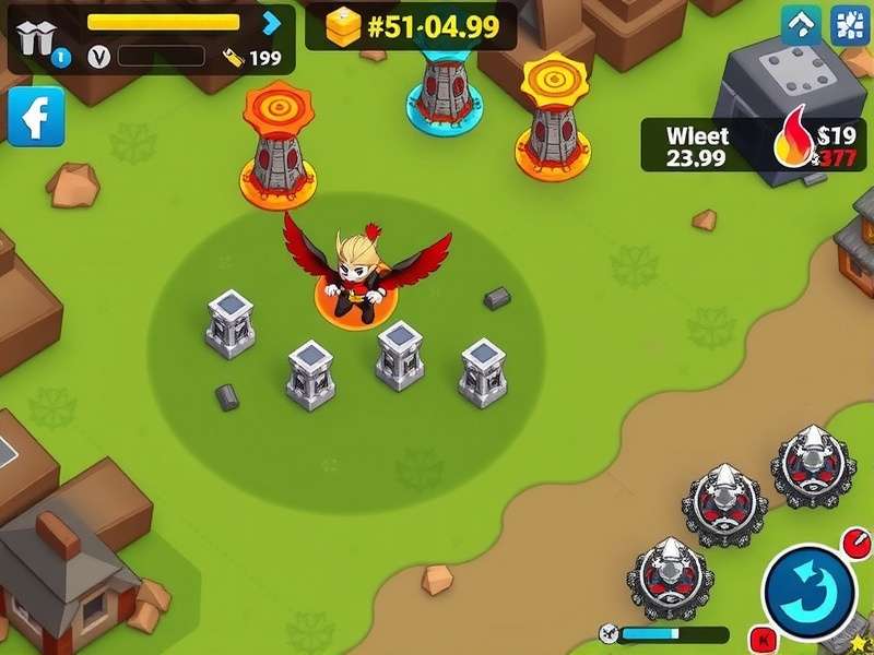 Post Defender Pro tower types and upgrades